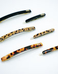 Leopard Long Skinny Barrette