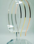 Love Collection - Metalica Thin metal Headband/Gold