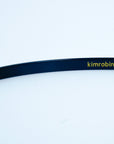 Back to Black 7mm Thin Headband
