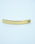 Love Collection - Metalica Long Skinny Metal Barrette/Gold