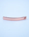 Love Collection - Metalica Long Skinny Metal Barrette/Rose Gold