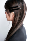 Back to Black Long Skinny Barrette