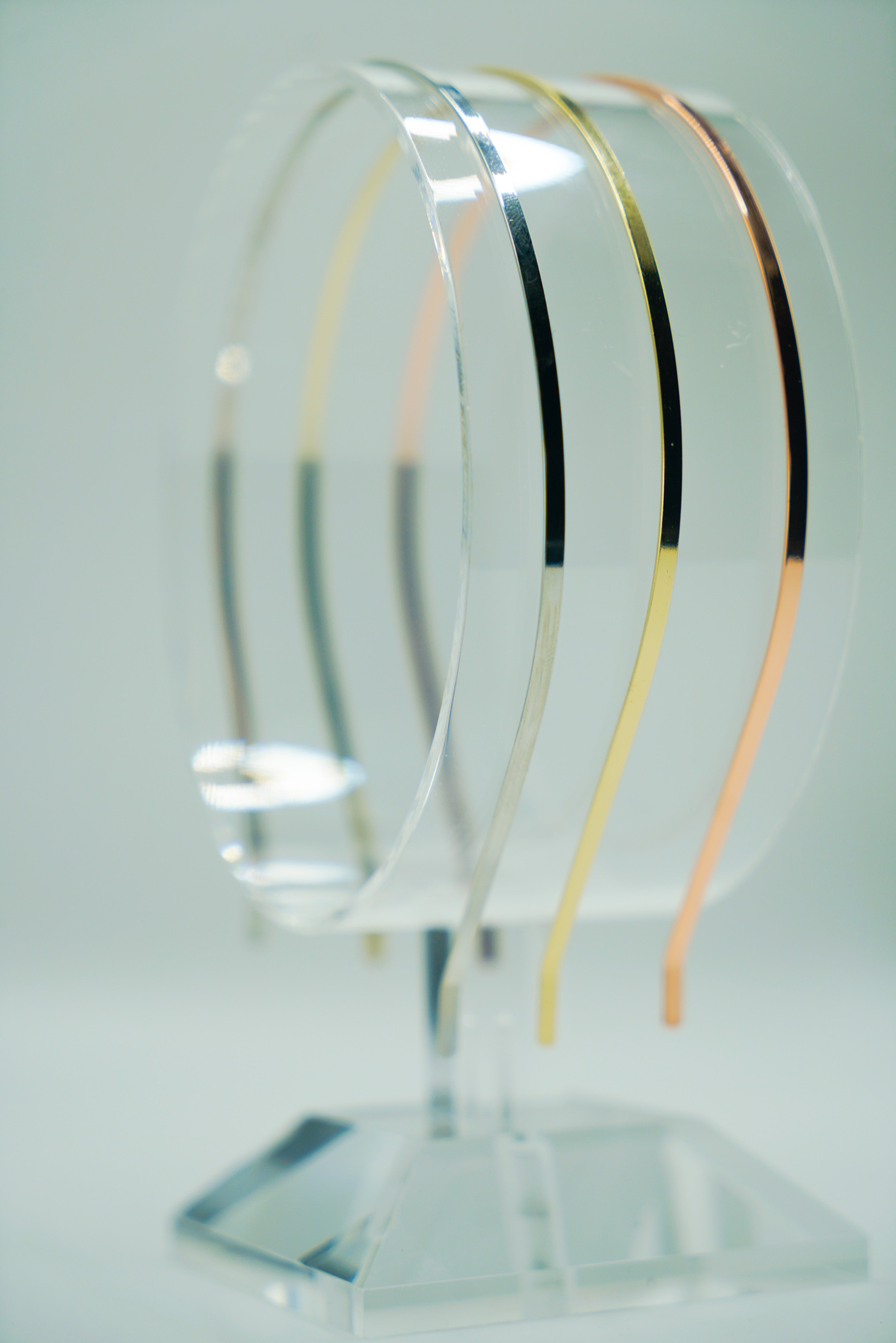 Love Collection - Metalica Thin metal Headband/Rose Gold