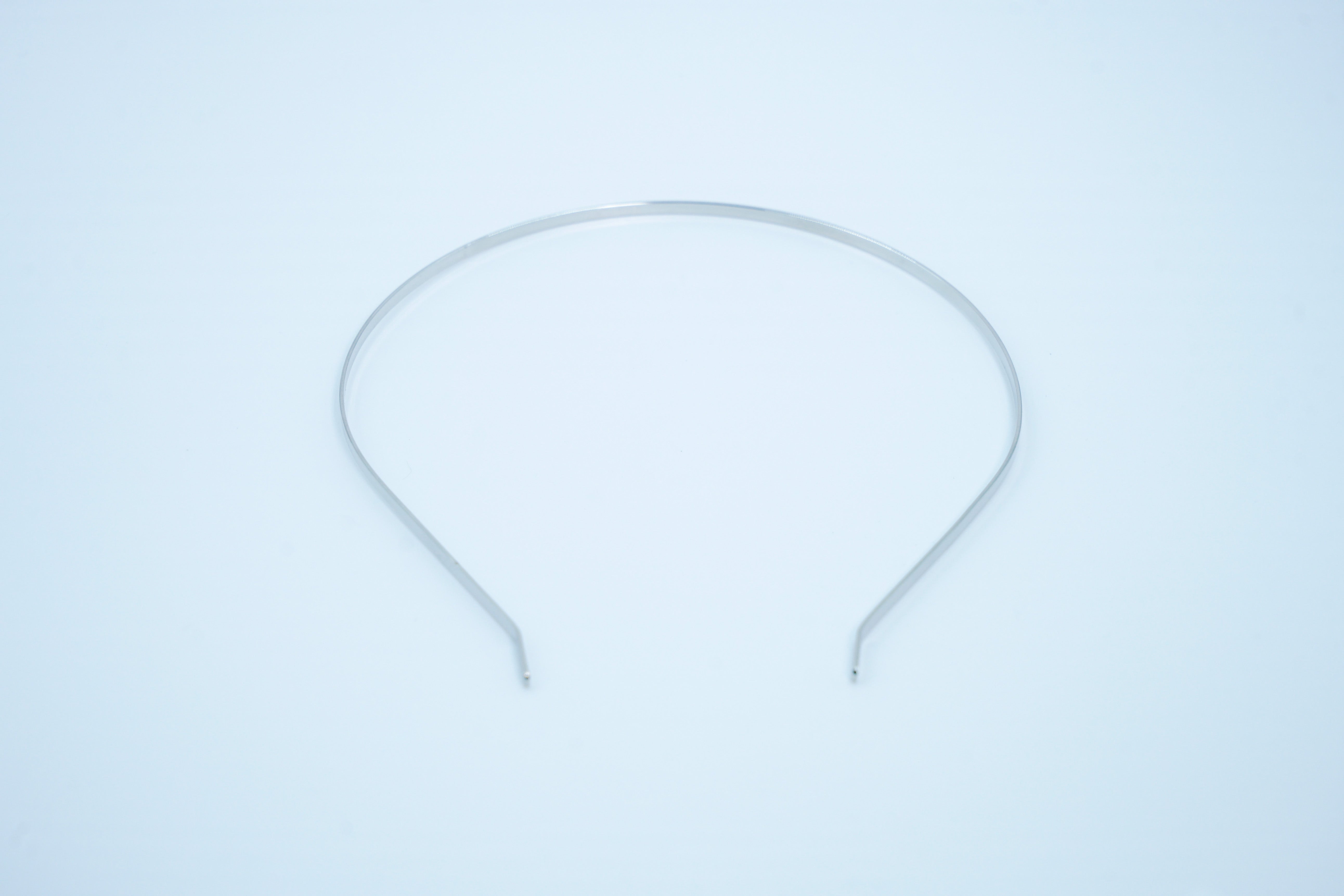 Love Collection - Metalica Thin metal Headband/Silver