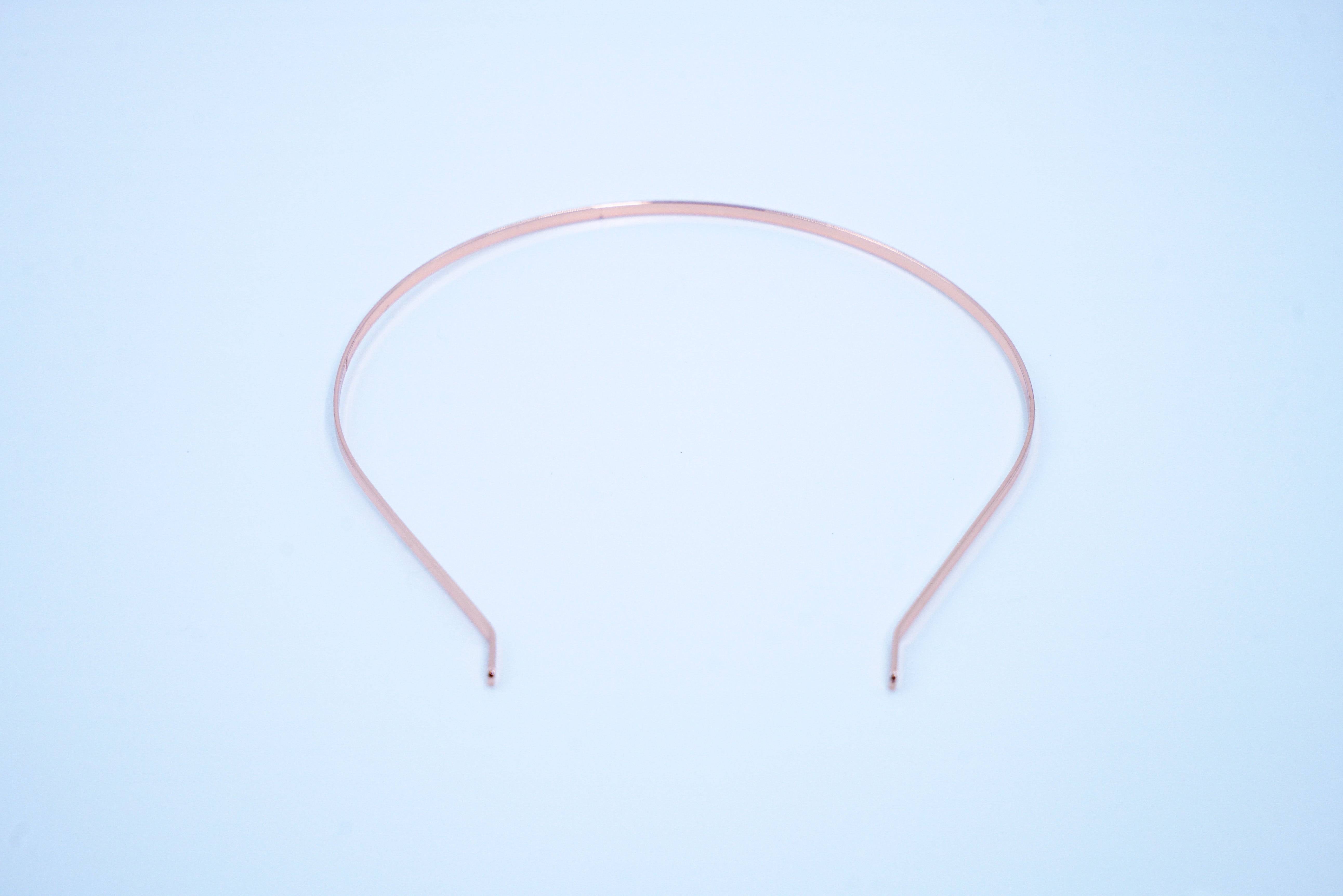 Love Collection - Metalica Thin metal Headband/Rose Gold