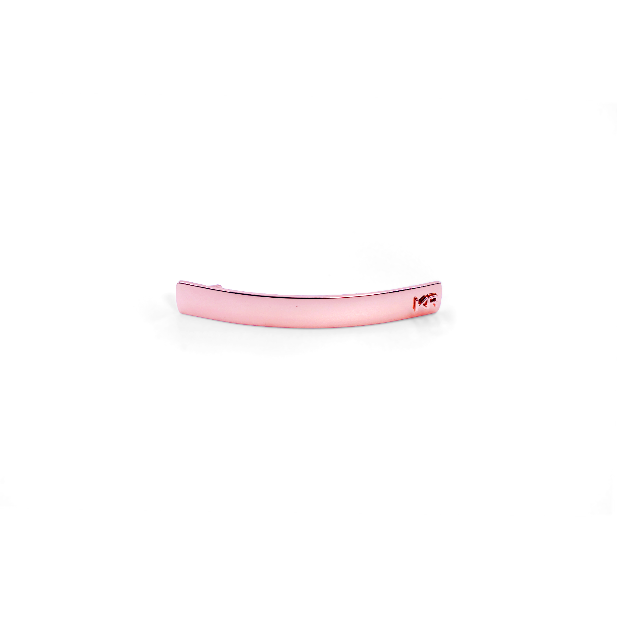 Love Collection - Metalica Long Skinny Metal Barrette/Rose Gold