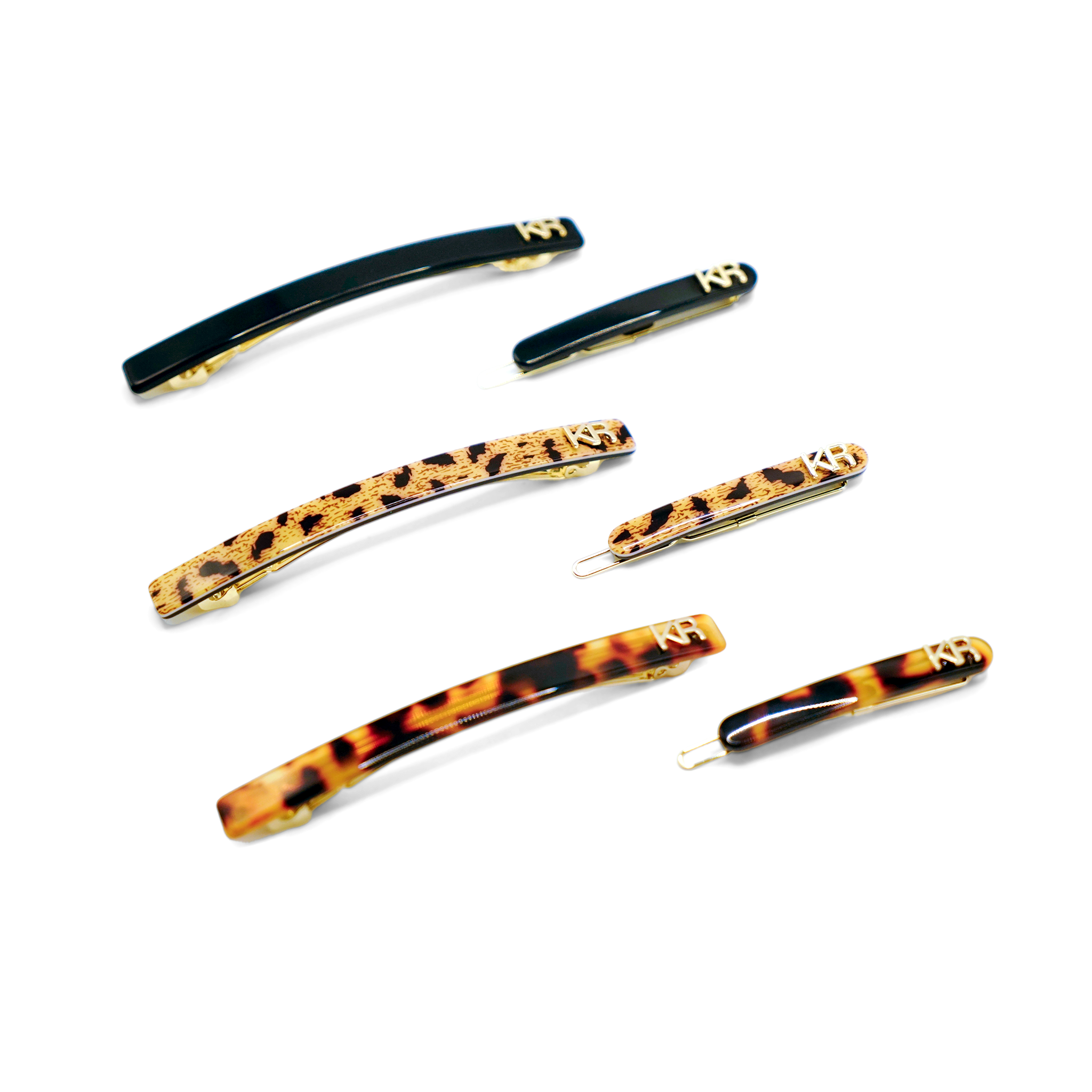 Back to Black Long Skinny Barrette