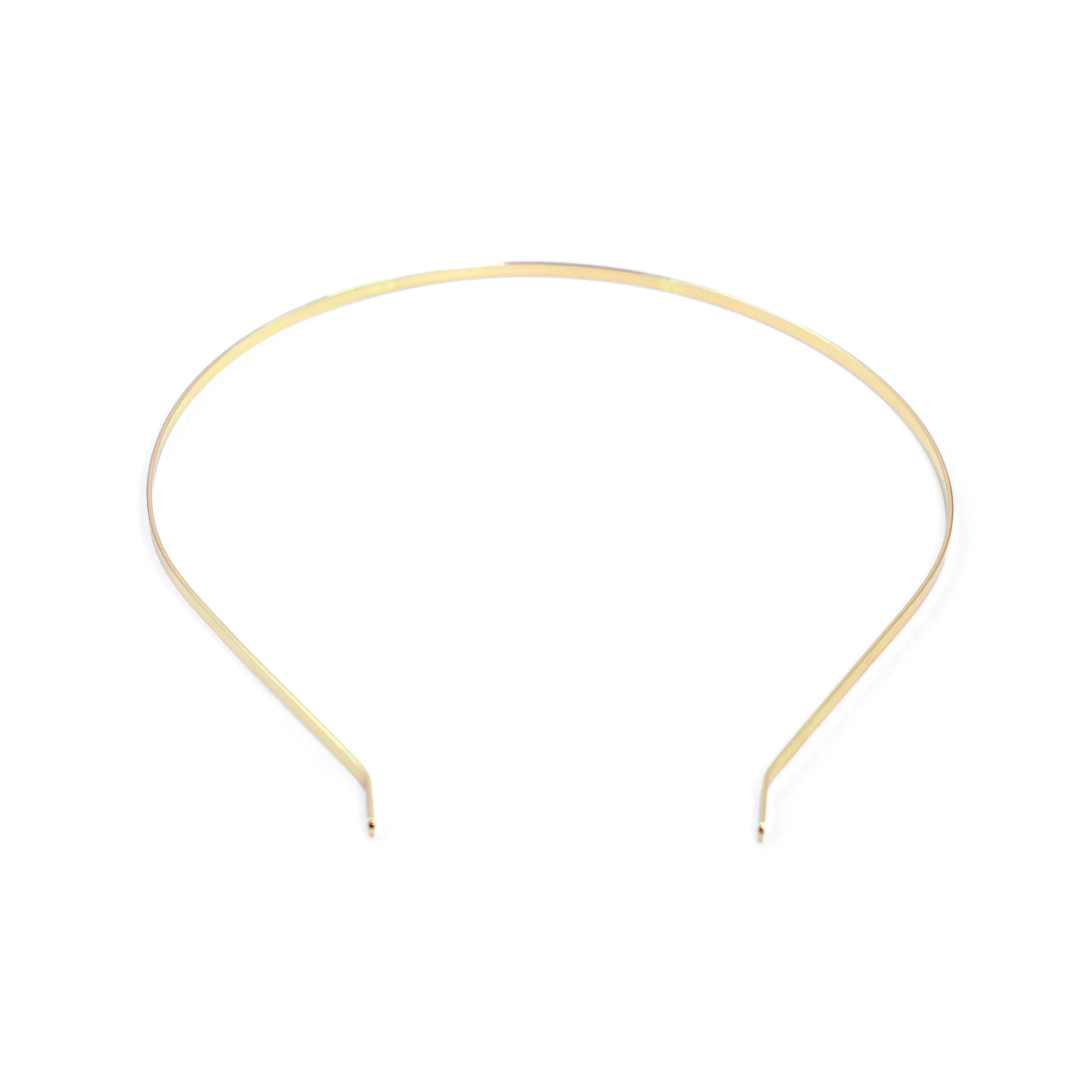 Love Collection - Metalica Thin metal Headband/Gold