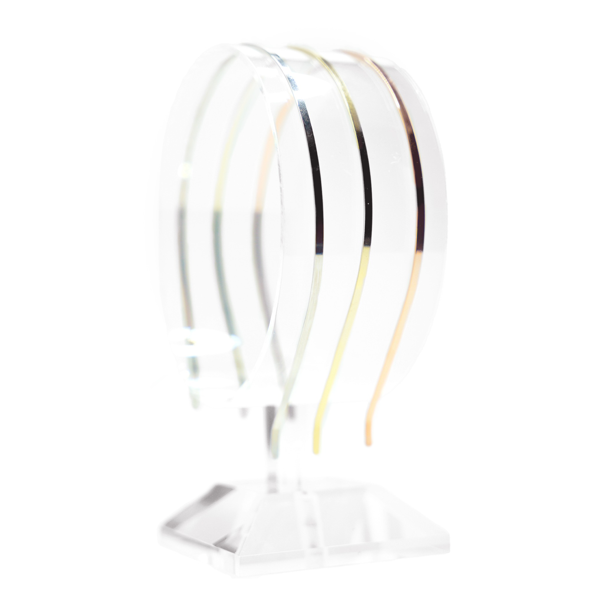 Love Collection - Metalica Thin metal Headband/Silver
